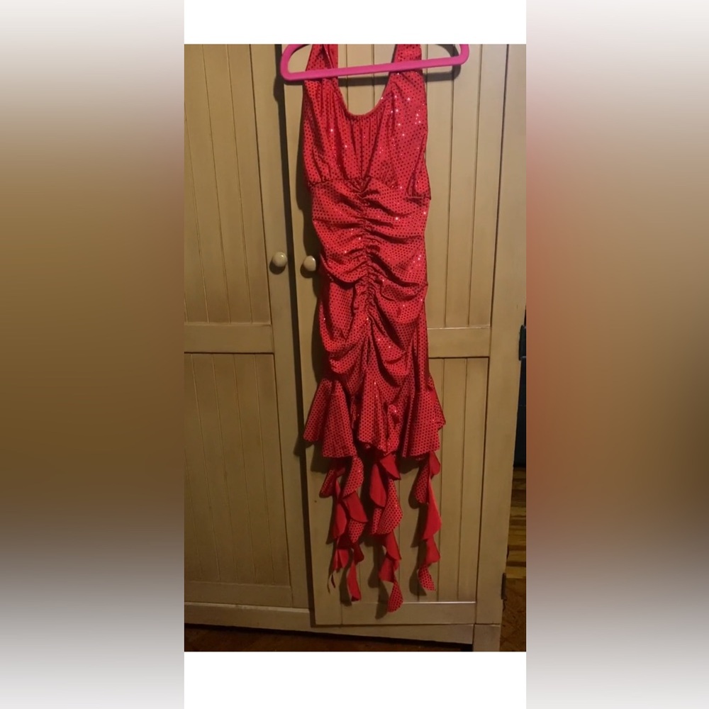 Red Sparkle Dance Dress MA